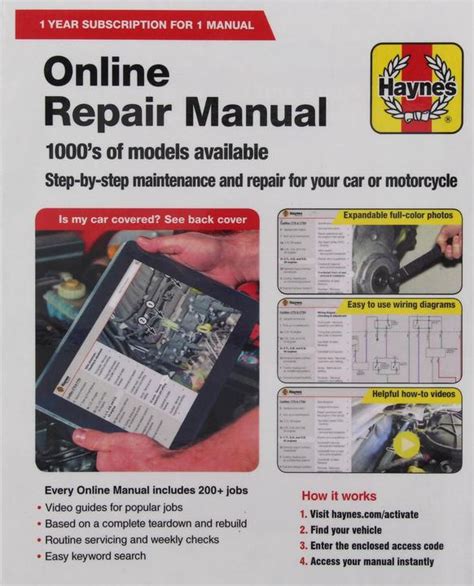 Haynes Service And Repair Manuals Free Download Nelove