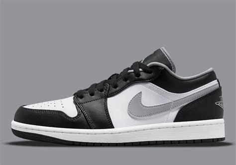 Air Jordan 1 Low Black Medium Grey 553560 040