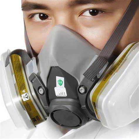 7pcs Organic Vapor Full Face Respirator Mask Gas Mask Paint Pesticide