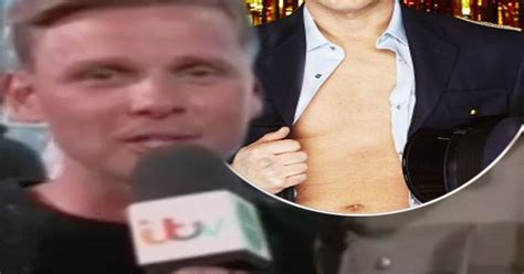 The Real Full Monty S Jeff Brazier Left Red Faced As Alexander Armstrong Makes Very X Rated