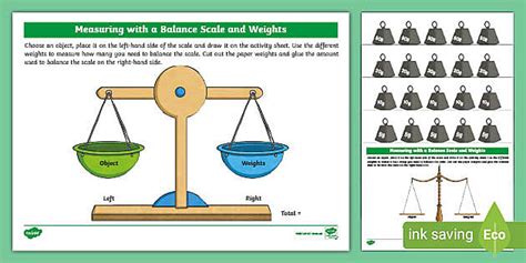 Measuring With Balance Scales And Weights Teacher Made