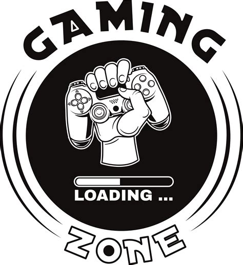 Loading Game Zone Sign Video Game Wall Sticker Tenstickers