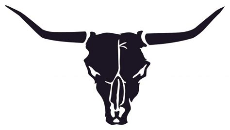 Bull Skull Cow Skull Art Skull Silhouette Cow Skull