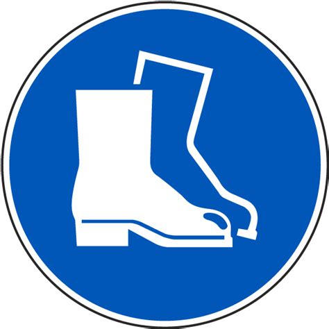 Wear Foot Protection Label Save 10 Instantly