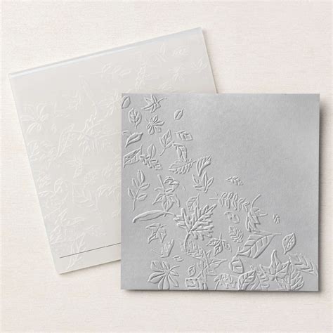 Leaf Fall 3d Embossing Folder By Stampin Up