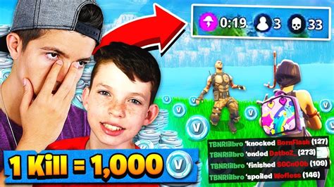 It's worth noting that you do not need to have. 1 KILL = FREE 1000 V BUCKS! Fortnite: Battle Royale w/ my ...