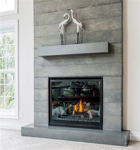 Board Formed Concrete Fireplace Anthony Concrete Design