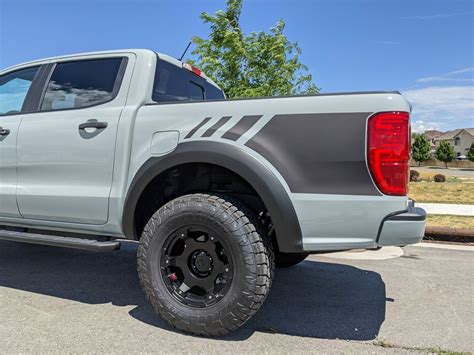 2019 2021 Ford Ranger Bed Graphics Decals Rocky Mountain Graphics
