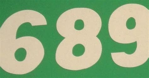 Numberaday 689