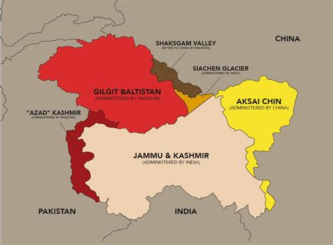 Political Divisions Of The Divided State Of Jammu And Kashmir Efsas