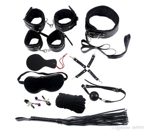 sexy toys adult game sex bondage restraint handcuffs nipple clamp whip collar erotic toy couples