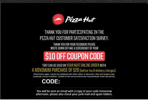 The pizza hut promo codes currently available end when pizza hut set the coupon expiration date. Coupon Code Pizza Hut - XYZ de Code