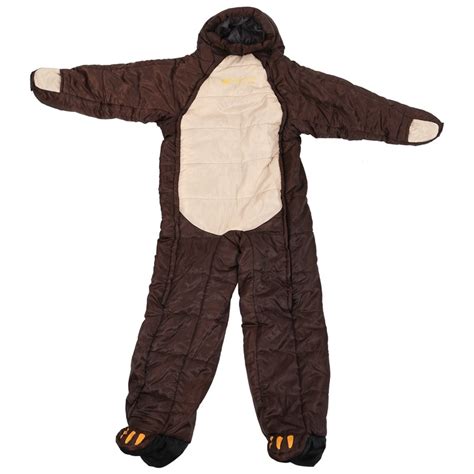 Waterproof Brown Bear Humanoid Sleeping Bag Cute Fashion Outdoor