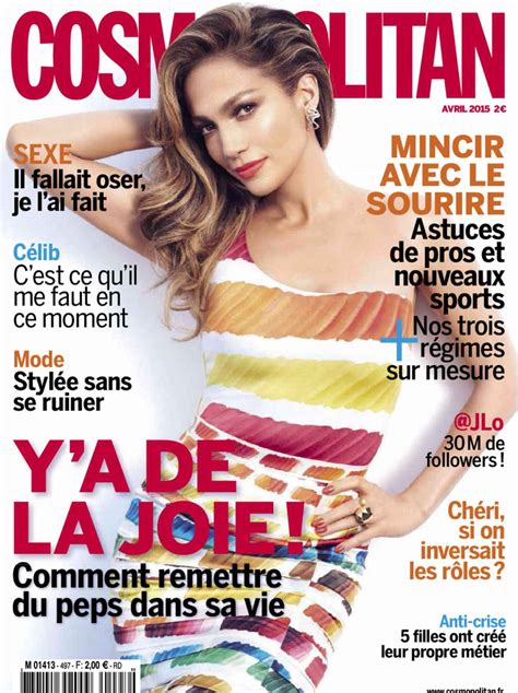 Jennifer Lopez Cosmopolitan Magazine France April Issue Celebsla Com