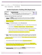 Read the description of interphase at the bottom of the gizmo. Gizmo Building Dna Answer Key Pdf + My PDF Collection 2021