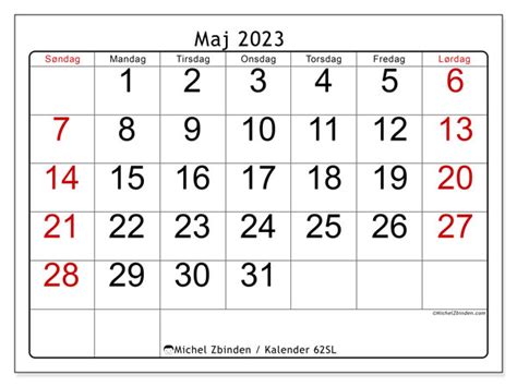 Kalender Maj 2023 Til Print “62sl” Michel Zbinden Da