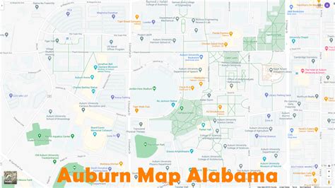 Auburn Alabama Map