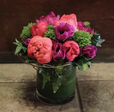 Arrangement With Peonies 4 Verdant Floral Studio