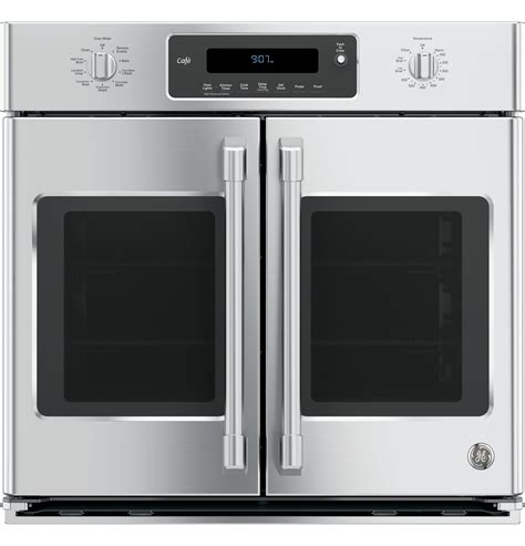 Ge Café Series 30 Built In French Door Single Convection Wall Oven