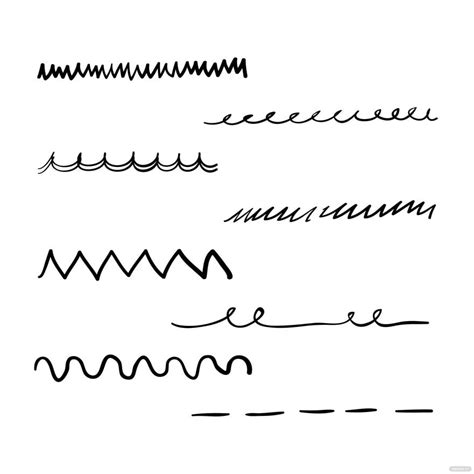 Doodle Line Vector In Illustrator Svg  Eps Png Download