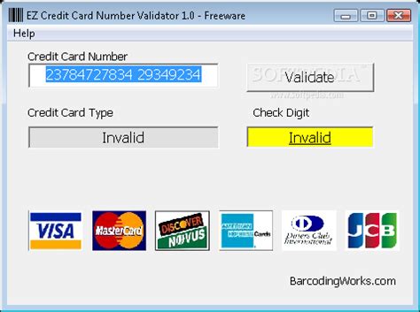 This article contains 200+ empty credit card numbers with security code and expiration date. EZ Credit Card Number Validator Download