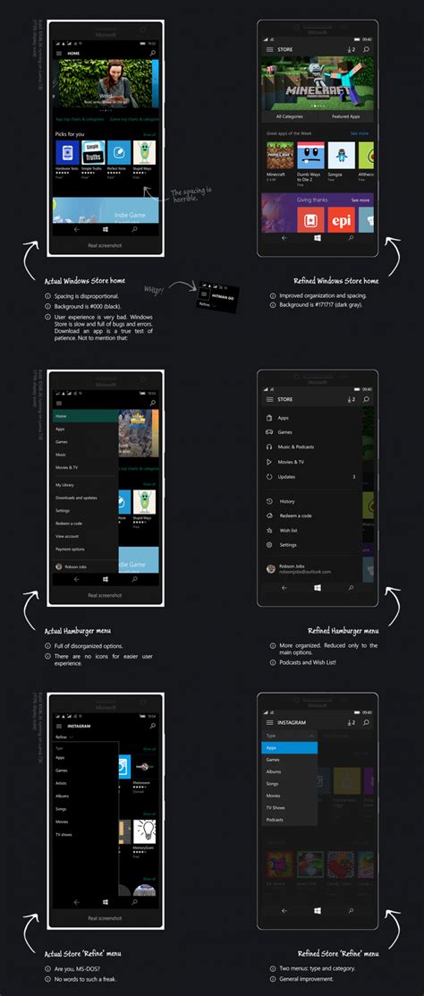 Designer Envisions A More Polished Windows 10 Mobile User Interface