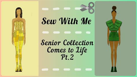 sew with me senior collection pt 2 hot off the sewing machine youtube