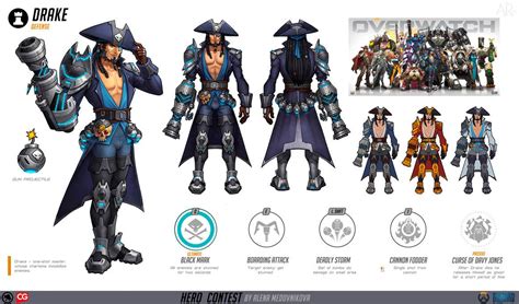Stunning Drake For Overwatch Concept