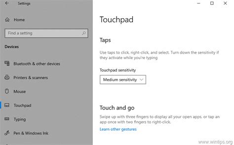 Cara Setting Touchpad Windows 10