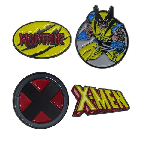 Wolverine And The X Men Lapel Pin Set Of 4