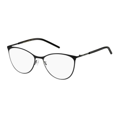 marc jacobs ladies black cat eye eyeglass frames marc41065z0054