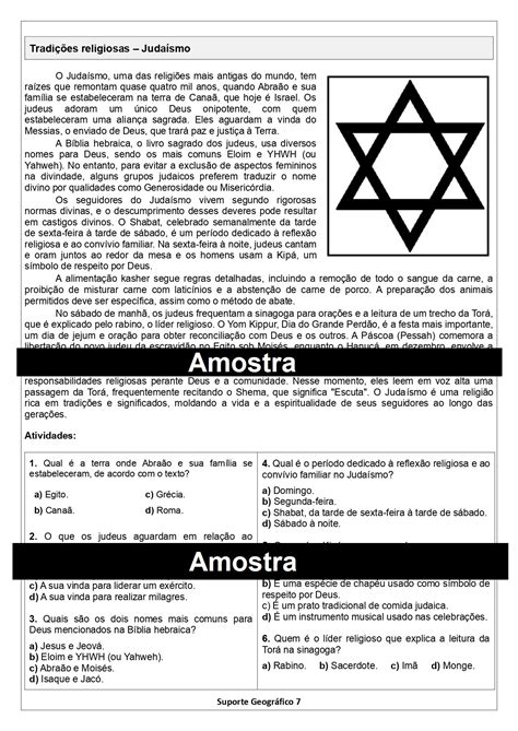 Atividades Sobre Tradições Religiosas 5 Ano