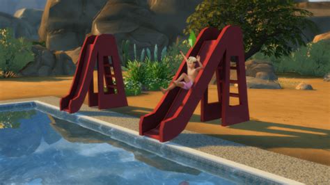 Necrodog Mts And S4s Functional Pool Slides Sims 4 Updates ♦ Sims