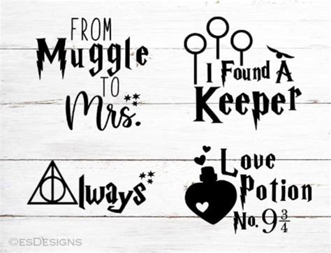 Harry Potter Bride Svg Bundle Harry Potter Quotes Bundle Svg | Etsy