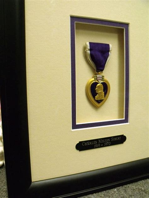 Military Purple Heart Medal Framing Home Ideas