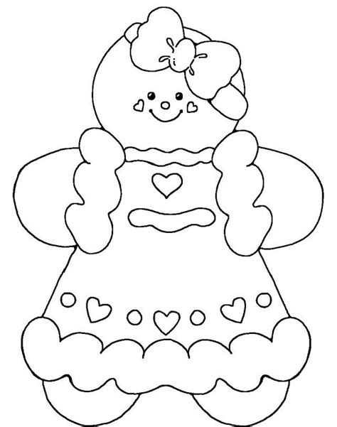 Gingerbread men & women templates to download. Gingerbread Man Coloring Pages To And Print For Free ...