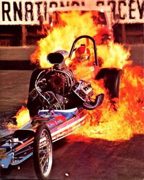 Mike Kuhl Gee I Wonder Why Fire Burnouts Were Banned Nhra Drag Racing
