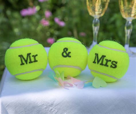 Customised Wedding Themed Tennis Balls By Price Of Bath