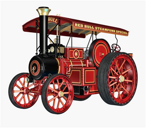 Transparent Steam Locomotive Clipart Traction Engine Png Free