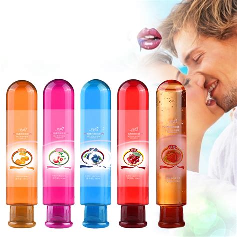 80ml Fruit Flavor Water Based Edible Sex Lubricant Adults Anal Vaginal Oral Gel Aliexpress
