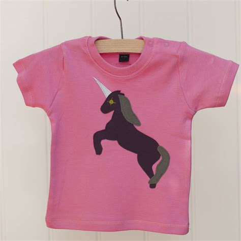 Baby Unicorn T Shirt By Isabee