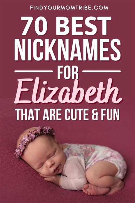 70 Interesting Nicknames For Elizabeth That Youll Love