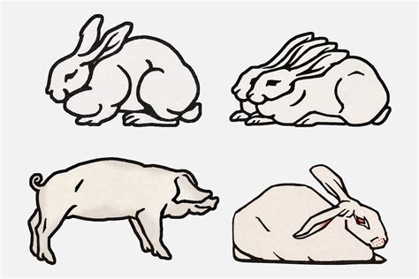 Retro Rabbit Animal Logo Psd Premium Psd Rawpixel