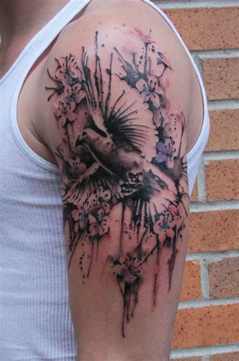 63 Fantastic Cherry Blossoms Shoulder Tattoos