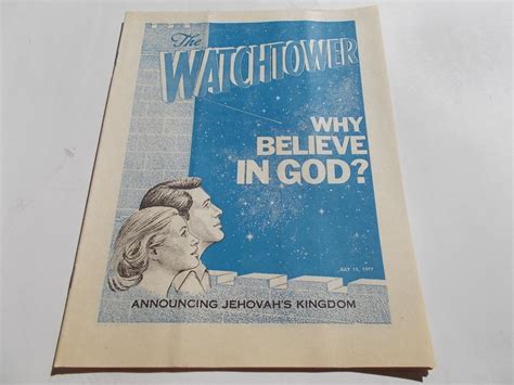 The Watchtower July 15 1977 Announcing Jehovahs Kingdom Single