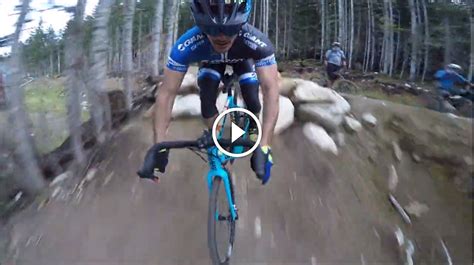 Video Shredding Whistlers A Line On A Cyclocross Bike