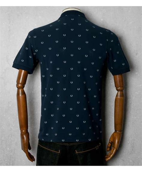 Fred Perry Laurel Print T Shirt Scotts Menswear