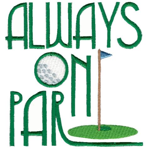 Golf Sayings Set 12 Designs Products Swak Embroidery