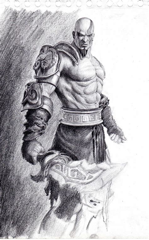 Kratos By Vviil On Deviantart