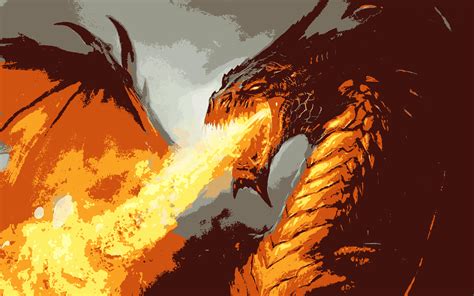 Animated Fire Breathing Dragon  Fire Dragon Breath 1920x1200